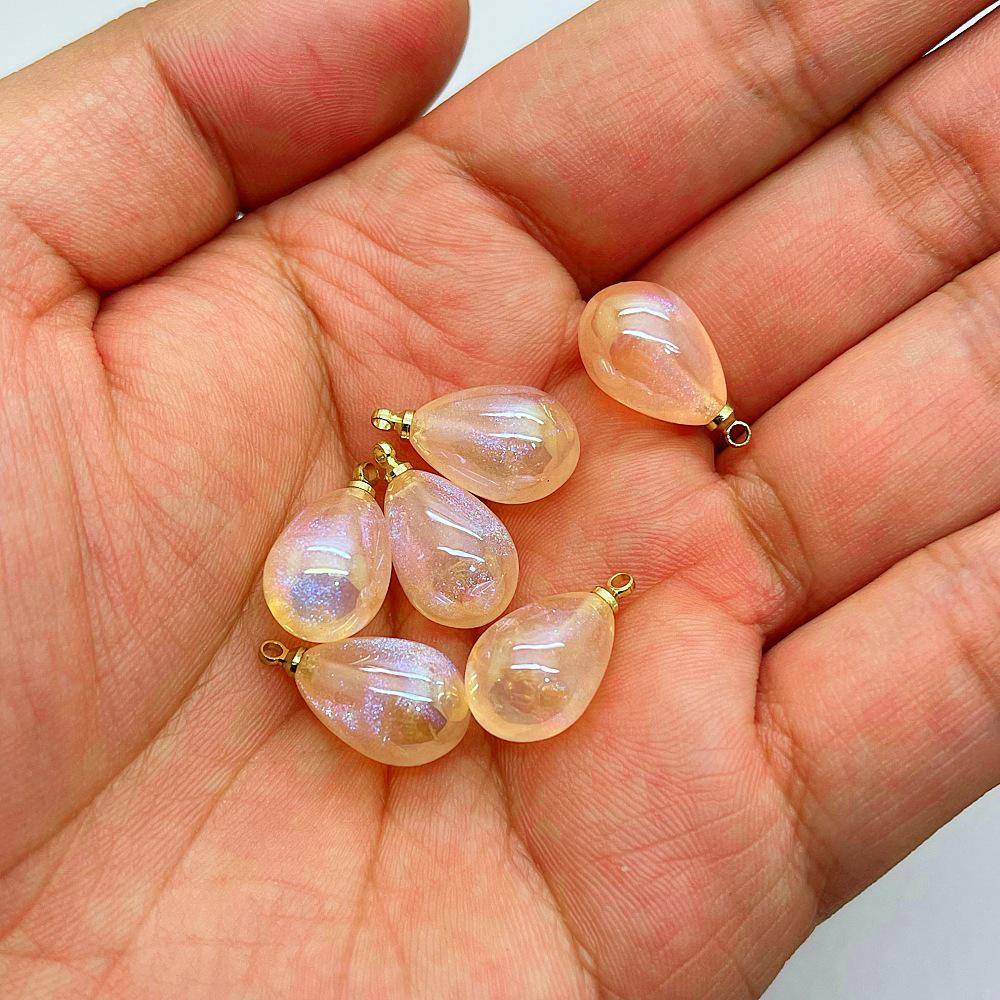 10x14mm Colorful Teardrop Imitation Pearl Beads for DIY Bracelet Jewelry Accessories
