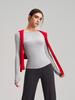 Premium High Elasticity Long Sleeve Yoga Top: Slimming & Stylish for Fitness, Running, and Casual Wear
