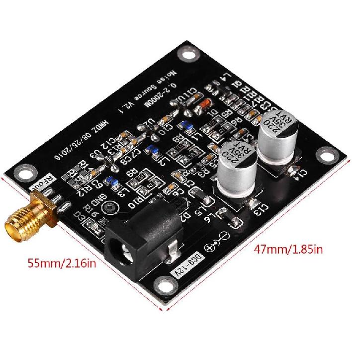 1.5GHz Noise Source Tracking/DC 12V Track Noise Source Board Module Noise Source Simple Spectrum External Tracking Source SMA Generator