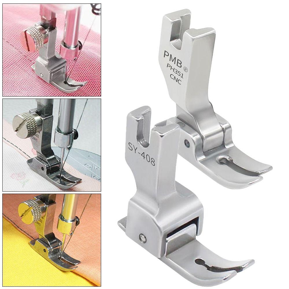 New Stainless Steel Sewing Presser Foot PH351/SY-408 Durable Presser Foots Flat Car Foot Universal