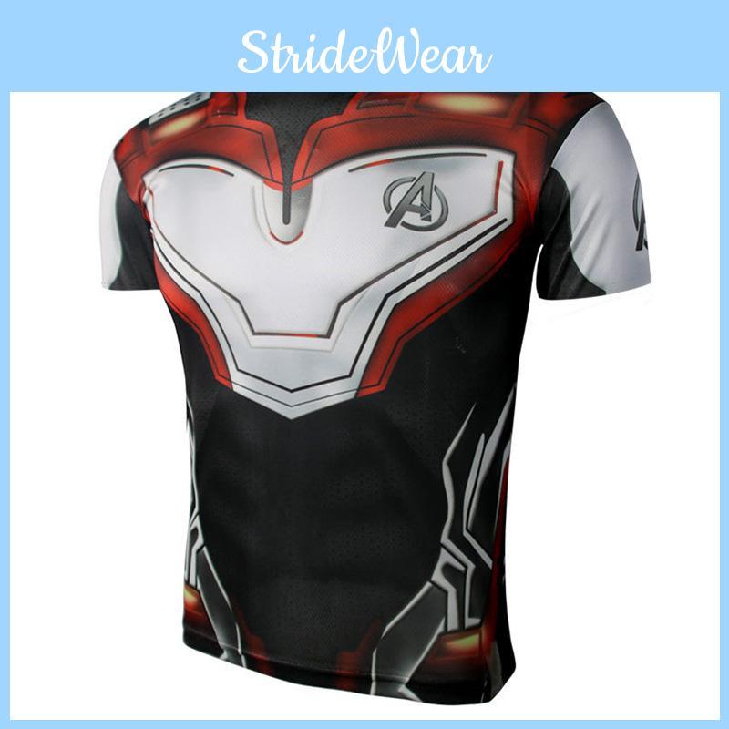 The Avengers 4 Endgame Superhero 3d Short Sleeve T-shirt With Vibrant Design