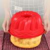 3D Fluted Tube Pans Non Stick Bread Baking Pans Round Baking Silicone Molds  Kitchen Tools