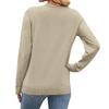 2025 European & American Autumn/Winter V-neck Long Sleeve Knitwear for Women: Fashionable & Comfortable Pullover