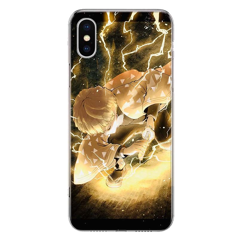 

Чохол для телефону Demon Slayer Agatsuma Zenitsu для Apple iPhone 11 12 13 Pro XR X XS Max 7 8 6 6S Plus + Mini 5S SE Print Shell iPhone 11 Pro