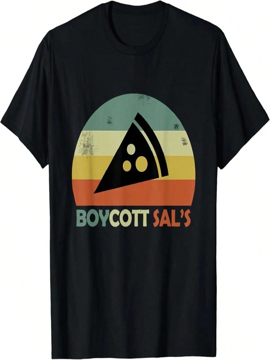 Boycott Sal s Funny Movie Meme Boycott Sals Pizza T-Shirt (2) S разноцветный