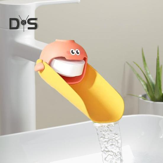 

Детский удлинитель для смесителя, расширенный U-образный, эффективный отвод воды, детский удлинитель для мытья рук, брызгозащищенный, для ванной комнаты, кухонной раковины, удлинитель