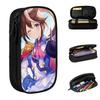 Tokai Teio Uma Musume Pencil Cases Fun Pen Box Bag for Student Large Storage School Supplies Cosmetic Pencilcases