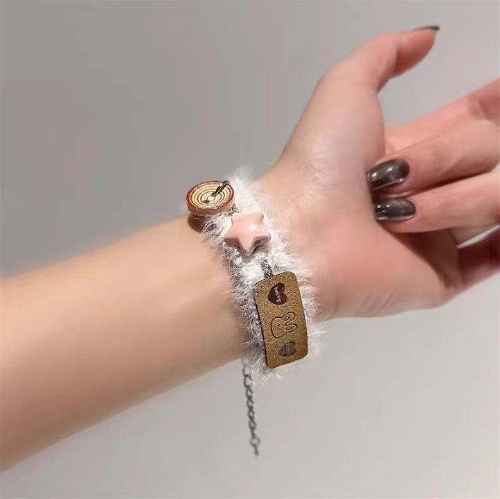 Unique Handcrafted Turquoise Alloy Bracelet Delightful Cute Style Women For