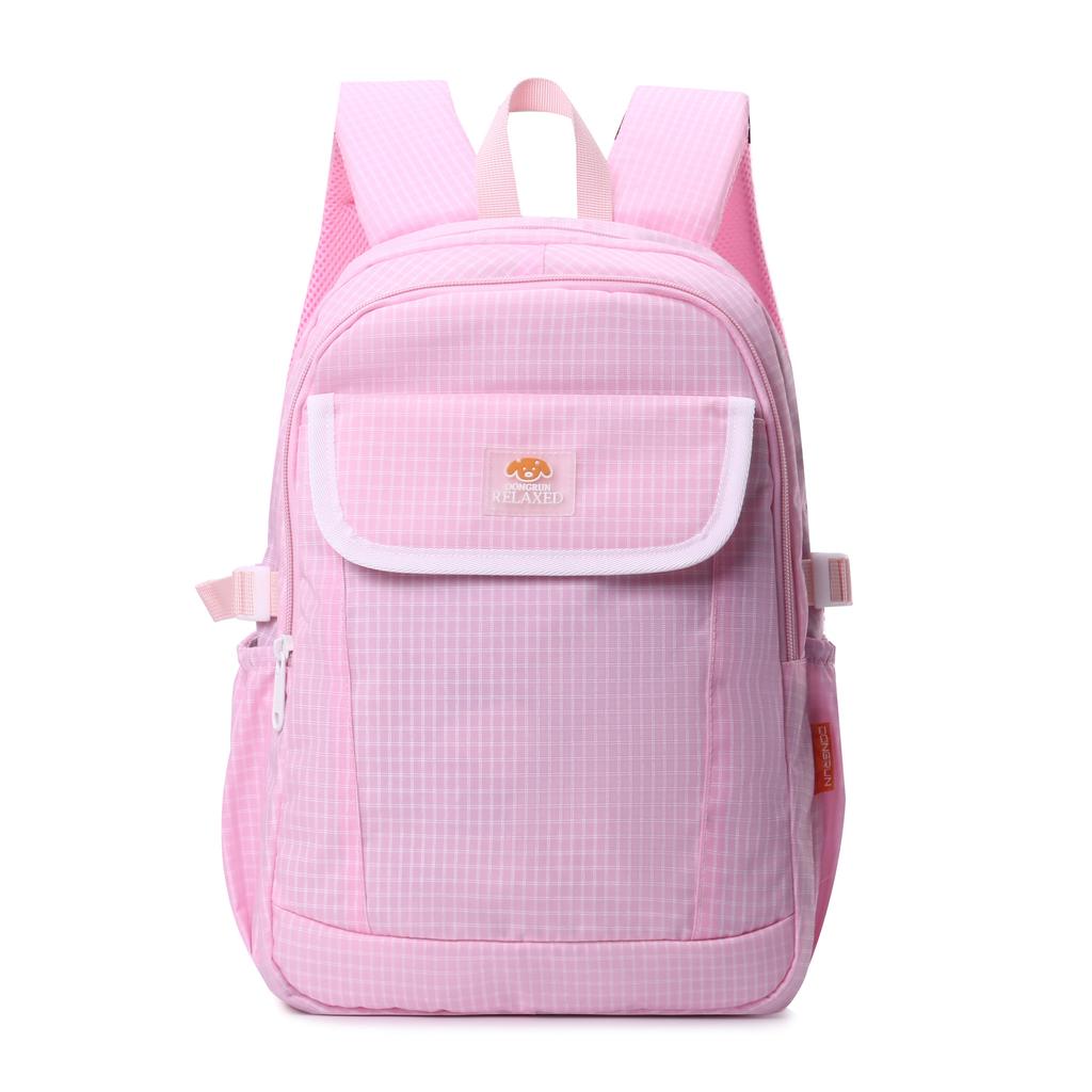 Schoolbag Backpack Female Primary and Junior High School Students Niche High Value Outdoor Sports Travel Candy Color Schoolbag New Backpack