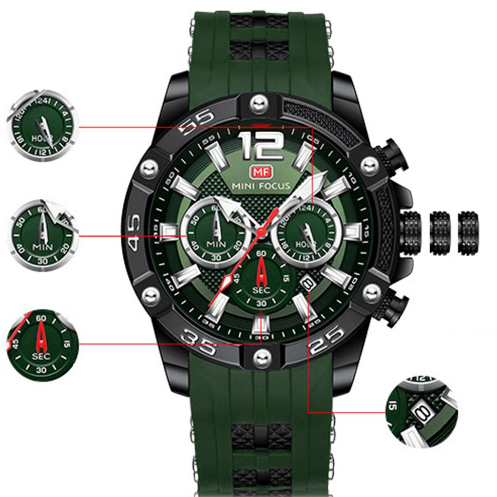 Fashion Men Watch Vintage Quartz Movement Wristwatch Waterproof Round Dial Watch