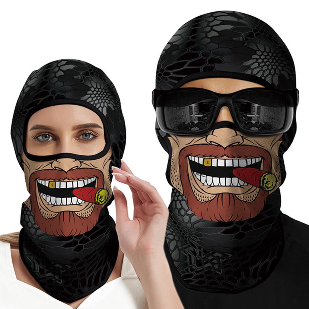 Outdoor Sun Protection Face Mask Neck Gaiter UPF 40 Plus Lightweight Breathable Helmet Liner for Motorcycling Fishing and Sports