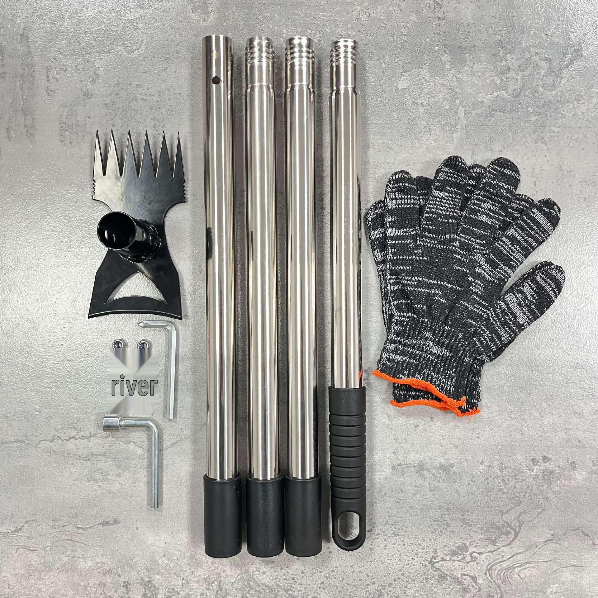 Dual-Sided Multi-Functional Hoe & Rake Garden Tool