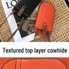 Women's Leather Crossbody Phone Bag - 2025 Summer Collection, Elegant & Compact Design