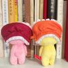 NEU kawaii 10CM rosa Bär Plüschtier Schlüsselanhänger Japanisches Niedliches Stofftier Spitze Besatz Rosa Bär Plüschtier Puppe Tasche Zubehör Anhänger