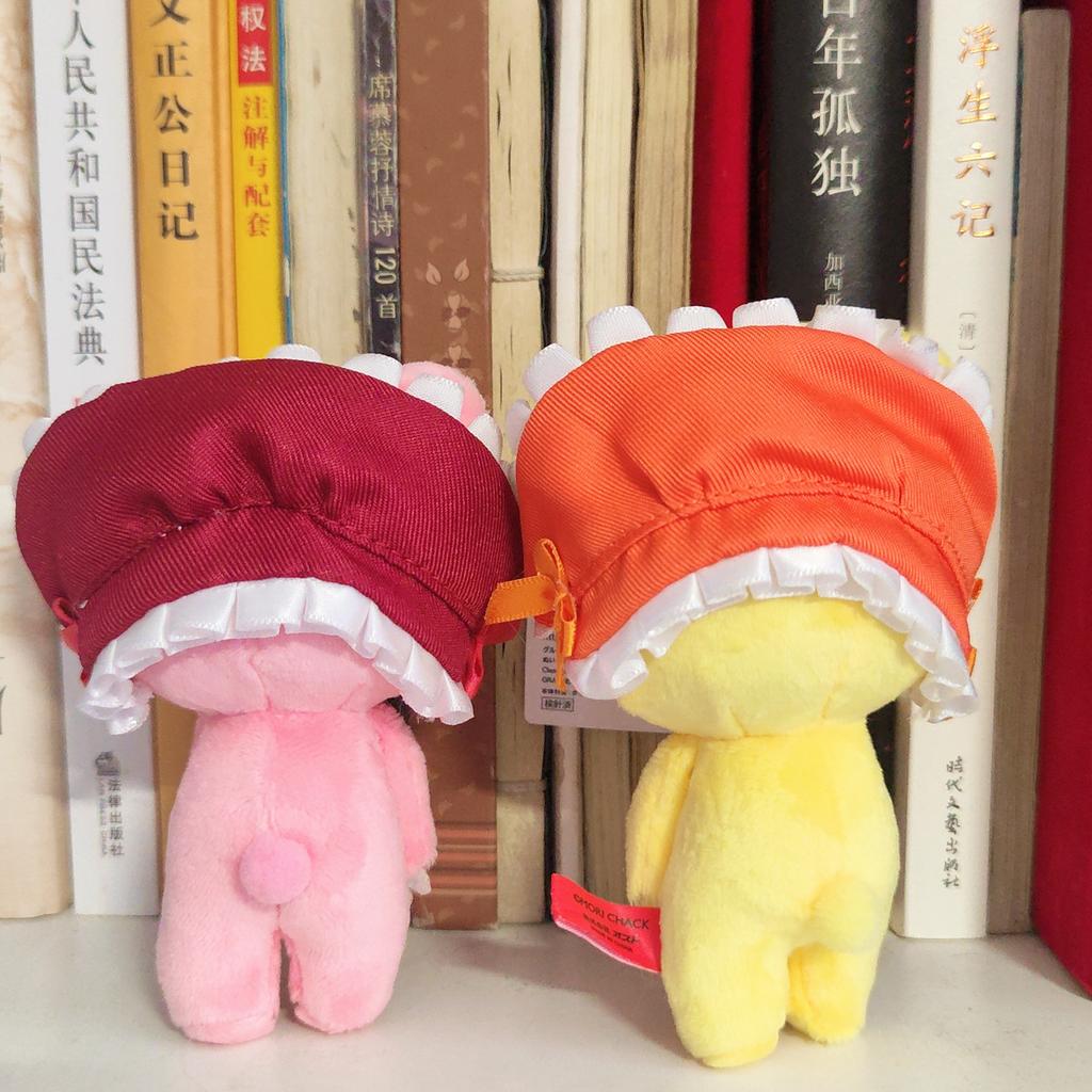 NEU kawaii 10CM rosa Bär Plüschtier Schlüsselanhänger Japanisches Niedliches Stofftier Spitze Besatz Rosa Bär Plüschtier Puppe Tasche Zubehör Anhänger