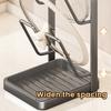 Pot Lid Holder with Drain Carbon Steel Utensils Pan U-Shaped Groove Design Kitchen Organizer Drip Tray
