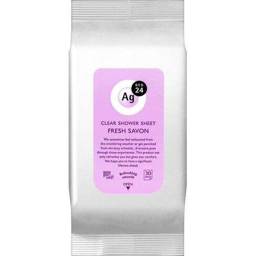 Agdeo 24 Clear Shower Sheet N  Fresh savoN  30 Sheets