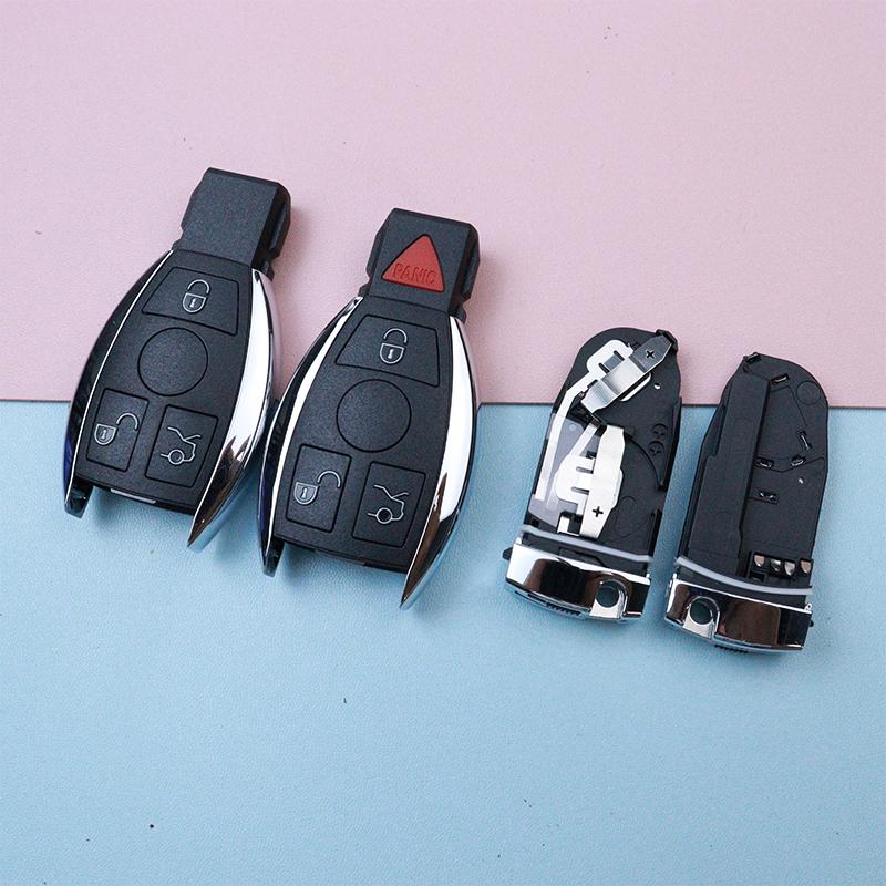 Upgrade Old Dual-Battery Holder Car Key Fob Case Shell For Mercedes-Benz A B C E S Cl Cls Cla Clk W203 W204 W205 W210 W211 W212