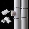 New PVC Tube Repair Patch Open Tee White Drain Pipe Repair Fittings 50 75 110 Tube Connectors Home