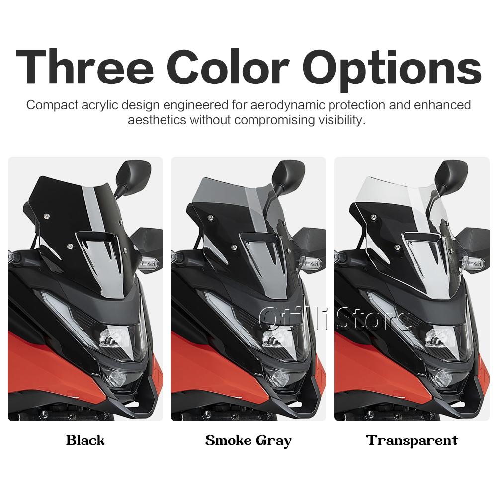New Motorcycle Accessories Windscreen Windshield For Honda NC 750X NC750X NC 750 X 2025 2026 Wind Shield Screen Protector Parts