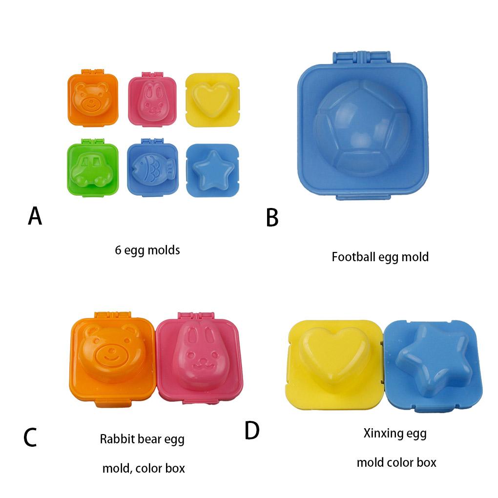 Children Boiled Egg Bento Mold Cute Cartoon Mould Decorating Molds Kitchen Gadget Cooking Accessory for Restaurant Bakery