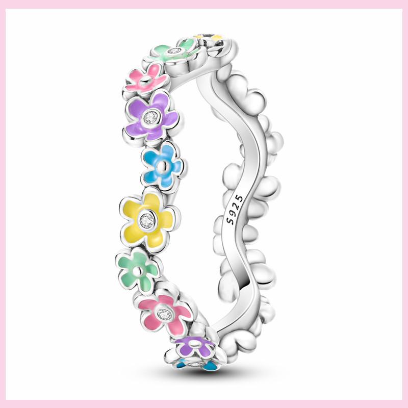 NEW Fashion 925 Silver Simple Infinity Finger Ring For Women Sparkling Twisted Stackable Rings Popular Anillo Engagement Jewelry