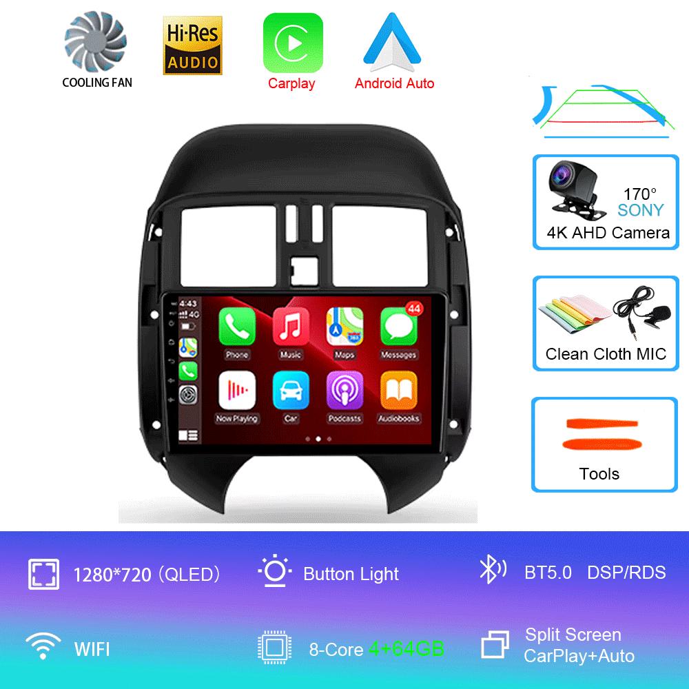 Android 14 For Nissan Sunny Versa C17 2012 - 2014 Car Radio Multimedia Video Player Navigation Stereo GPS