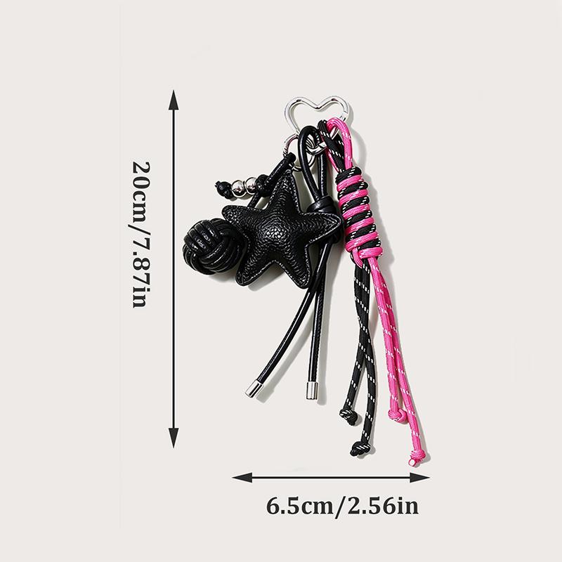Yogodlns Braided Rope Bag Pendant Nylon Lanyard Braided Straps for Bag Multipurpose Charm Hanging Accessories