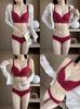 8 Hollow Soft Support Lifting Cup, No Trace and No Feeling To Gather Underwear, Upper Support To Collect Secondary Breasts, Anti-sagging Bra Set