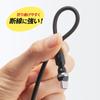 SANWA SUPPLY USB Rotating Cable with Double Black 2.0 Type-C 540-Degree Connectors, (100W, 1m) KU-CCP100KAW10BK