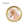 Western Cowboy Horse Racing Theme Birthday Party Decorations: Disposable Plates, Cups, Tablecloth, and Banners for Girls