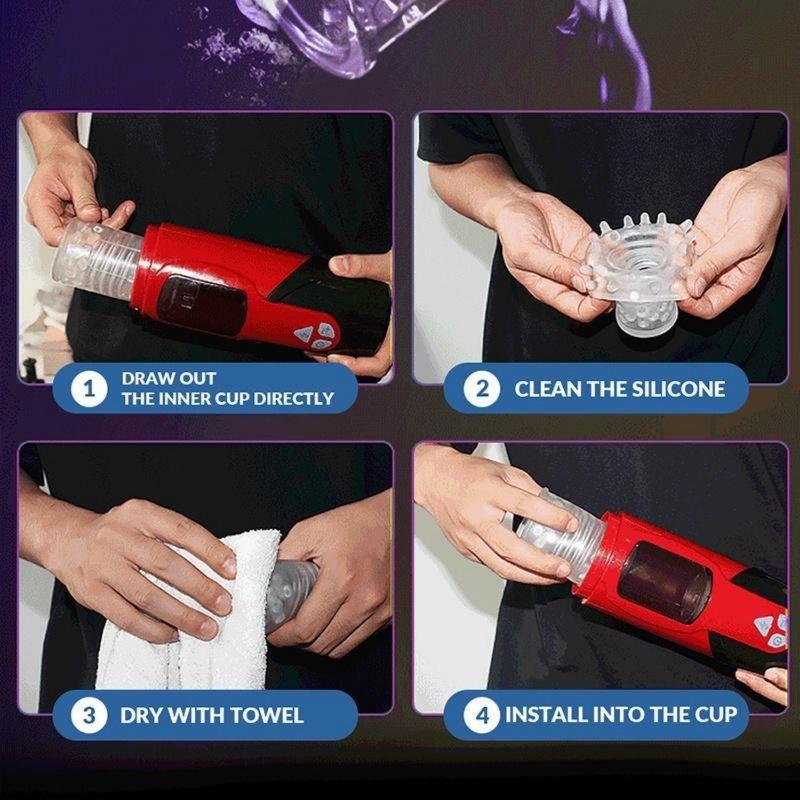 Pronunciation Aeroplane Cup Male Hands-free Heating Electric Clip Suction Aeroplane Cup Male Masturbator Male Adult Toys