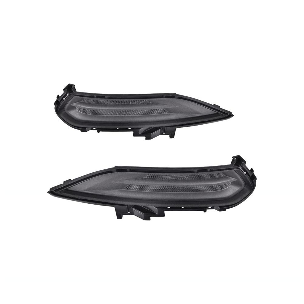 Front Bumper Insert Fog Light Cover Left+Right Fit For 2013-2016 Ford Fusion