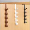 1pc Bedroom Door Hanger Purse Holder for Bags Rails Clothes Hanging Rack Over The Door Plastic Home Storage Organization Hooks