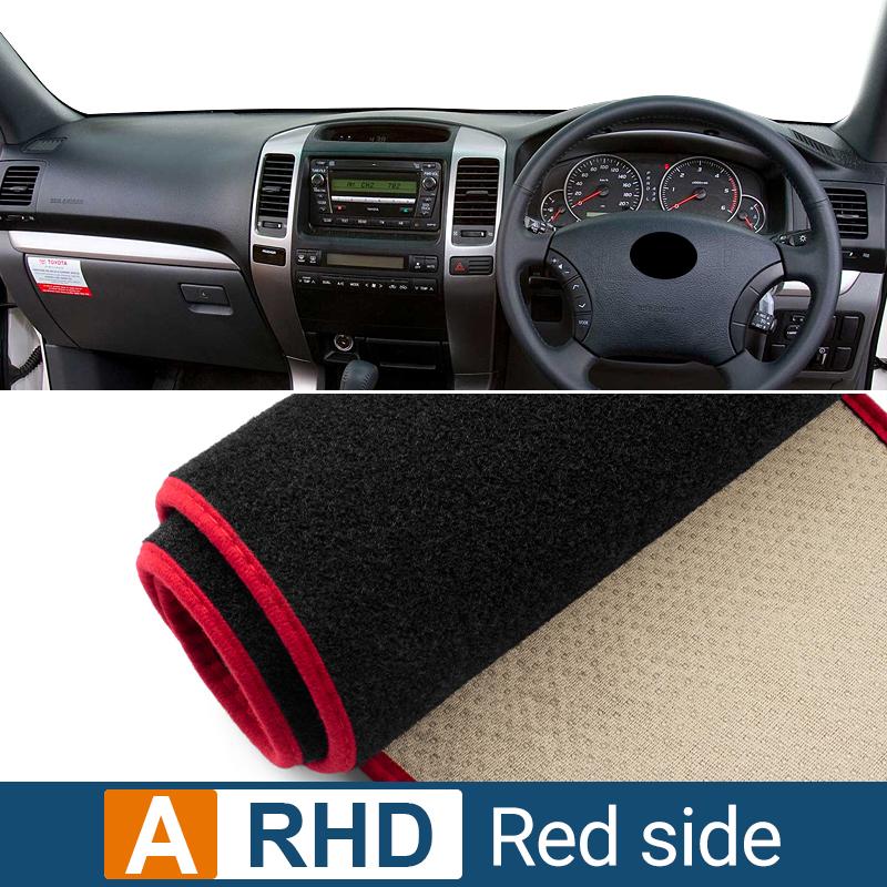 Car For Toyota Land Cruiser Prado 120 J120 2003-2006 2007 2008 2009 Dashboard Cover Avoid Light Pad Anti-UV Carpets Non-Slip Mat