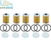 5 Pcs 35-8M0093688 Cool Fuel Filter&Disc Filter with O-rings for Mercury Mercruiser Gen 3 35-866171A01 35-8M0204703 35-892665