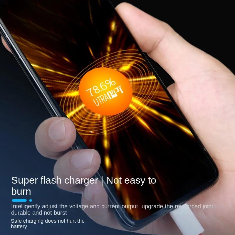 For OPPO 80W SUPERVOOC 2.0 Fast Charger Cable For Reno8 Reno9 Reno10 Pro+ K10 Find X5 X6 Pro USB Type C Cable Phone Accessories