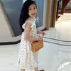 Girls Summer Polka Dot Princess Dress Cute Flutter Sleeve Party Gown For Kids