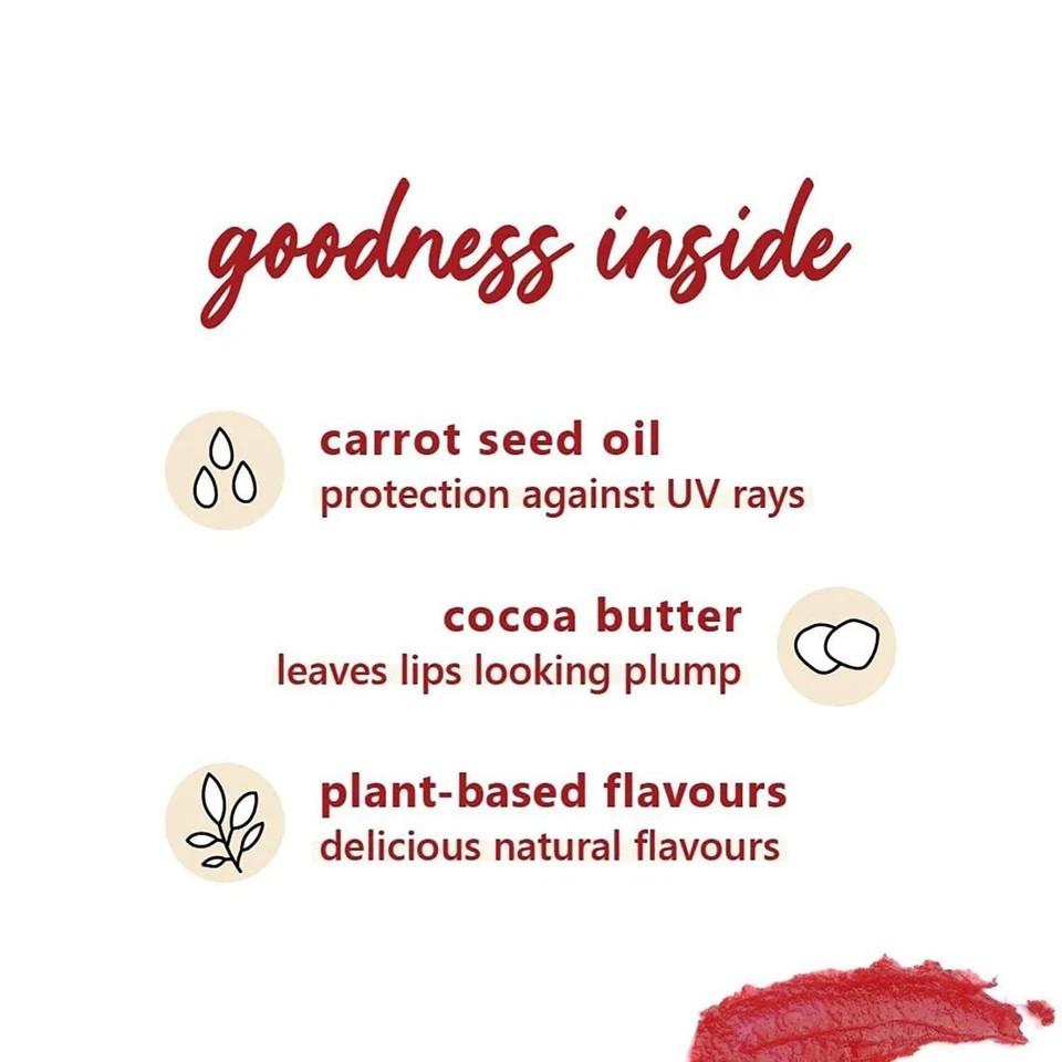 Plum Candy Melts Vegan Lip Balm Red Velvet Love For Soft Lips 12gm