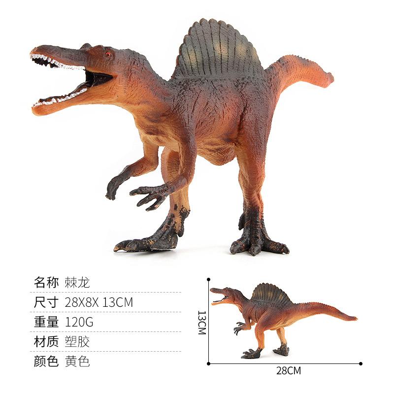 Dinosaurs World Triceratops  Tyrannosaurus Spinosaurus Triceratops Rex Plastic Static Dinosaur Animal Model Toy Kids Gift