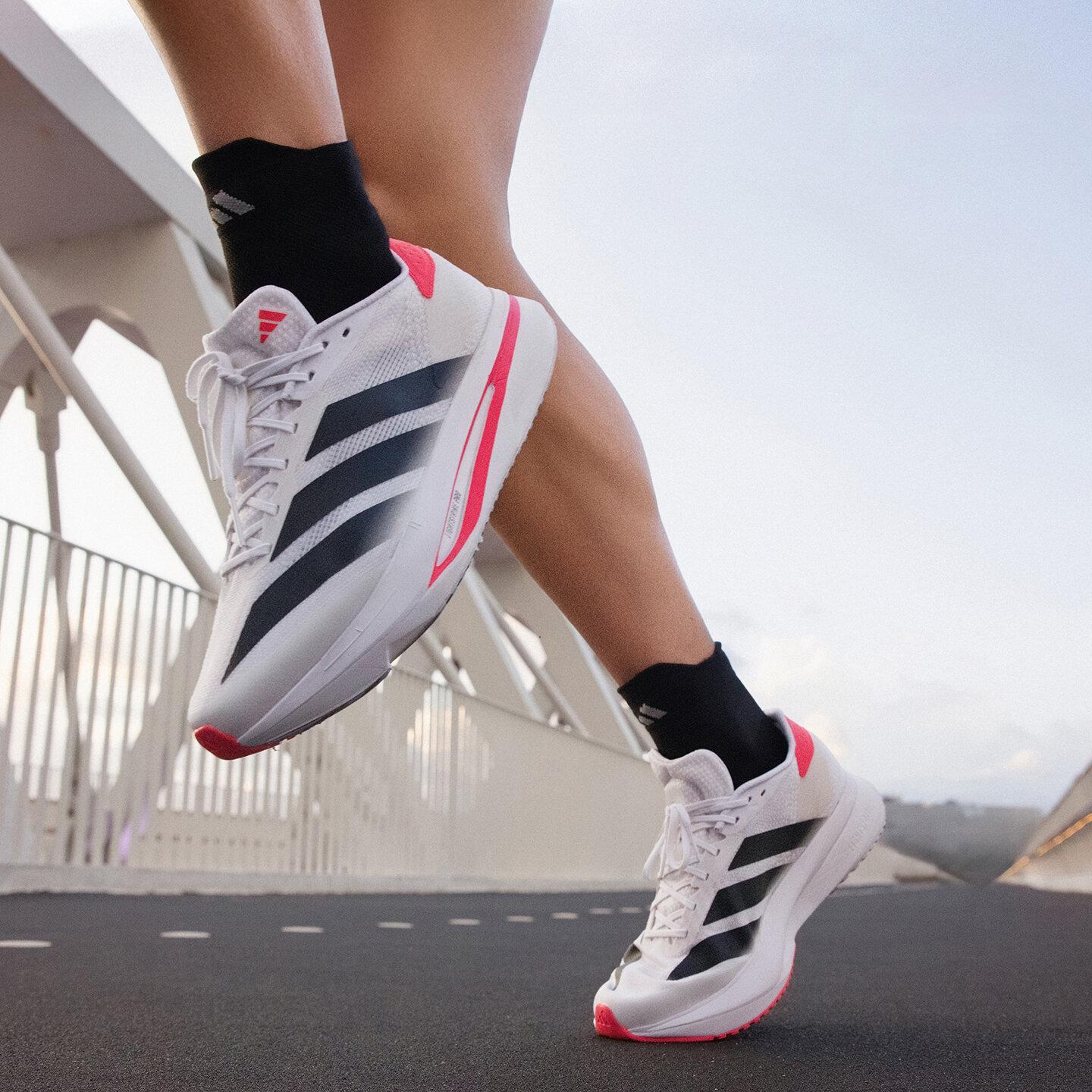 adidas Adizero SL2 Белый Черный Яркий Красный 40