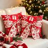 Breathable Christmas Pillowcases Christmas Tree Snowman Pillow Case  Aesthetic Decor