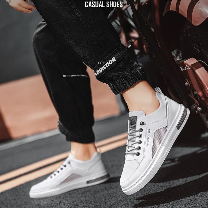 Μοντέρνα Ευέλικτα Ανδρικά Αναπνεύσιμα Παπούτσια Σανίδας Καλοκαιρινά Διχτυωτά Άνετα Αθλητικά Παπούτσια Επίπεδα Παπούτσια Μοκασίνια Υπαίθρια Ελαφριά Παπούτσια Πεζοπορίας