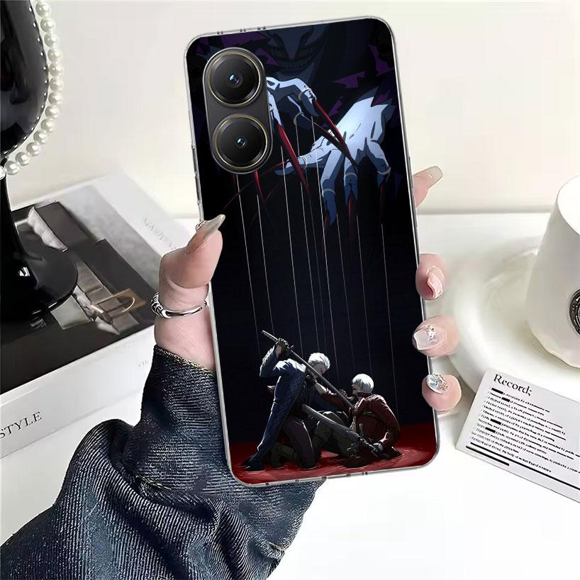 Game D-Devil May Cry 5 Soft Phone Case For Xiaomi Redmi 15C 15 13C 13 Poco X5 X6 X7 F7 Ultra M7 12C 12 10 10C 9C 9A 9T 9 Fundas