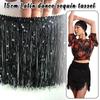10m Tassels Fringe Trim Lace Ribbon Tassels Latin Dresses Fringes Sequin Decorative Trimming for Curtain Dress Clohting Supplies