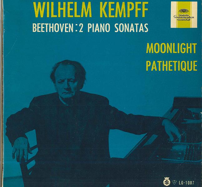 

10inch Record WILHELM KEMPFF Beethoven Piano Sonatas Moonlight LG1087 DEUTSCHE GRAMMO Japan Classical Used