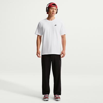 Nike T Shirts Unisex White Crew Neck