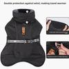 Thick Warm Reflective Dog Clothing Medium Large Dog Windproof Winter Dog Jacket Cold Proof Back Protection Fleece Pet Coat