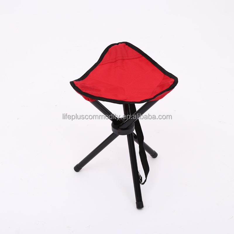 Camping Convenient Folding Triangular Folding Stool, Camping Chair, Three-legged Folding Camping Chair, Tripod Stool