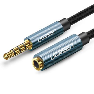 Extension Cable Adapter for Headphones Mini Jack 35mm 05m Blue
